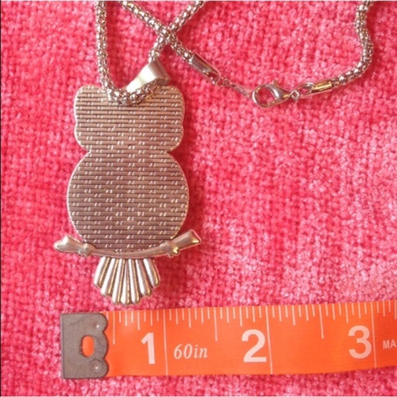 (E1) Whimsical Owl Necklace - Picture 4 of 4