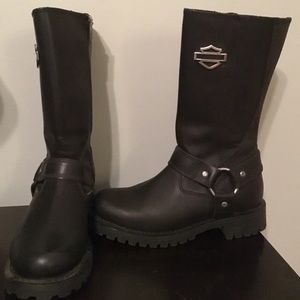 Harley Davidson motorcycle boots