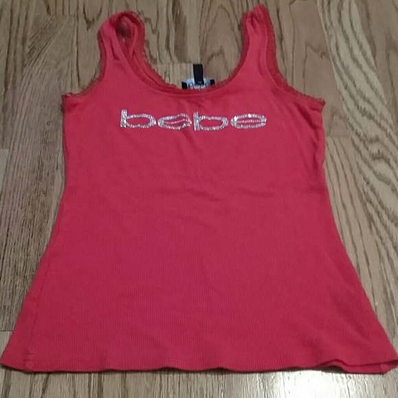 Orange pink ish tank top