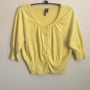 Yellow Cardigan