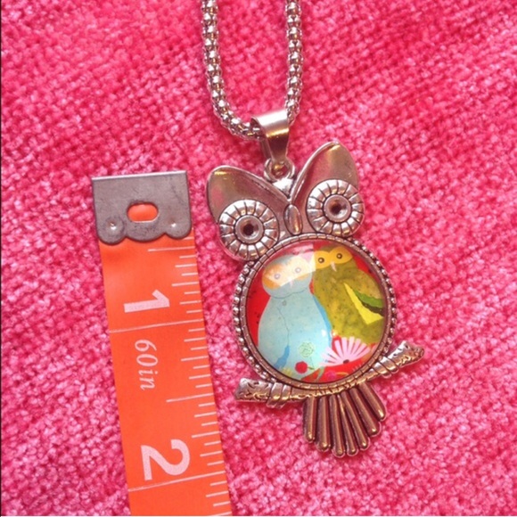 (E1) Owl Necklace - Picture 3 of 4