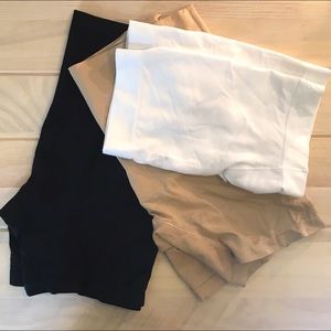 Jockey Biker Shorts in Beige, White, Black