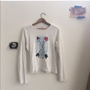 Chanel Karl Lagerfeld Illustrated Long Sleeve Tee