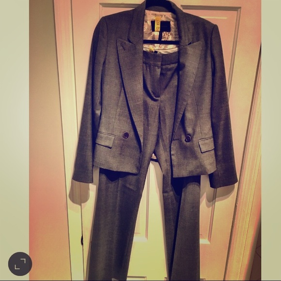 Grey BCBG MAX AZRIA Pant Suit