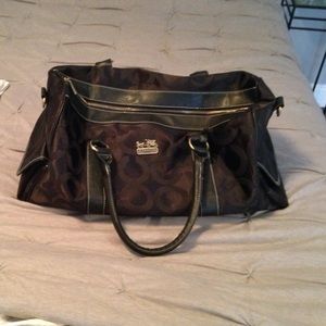 Large Black Coach luggage