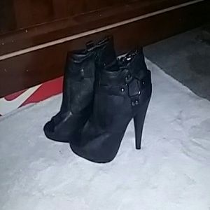 Black booties