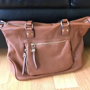 Urban expressions brown leather bag