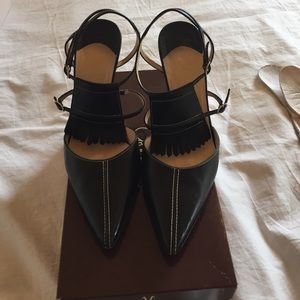 Cole haan black sling back Heal