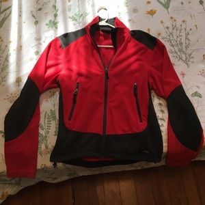 REI Brand Red, Zip-Up, Athletic Fleece, Small