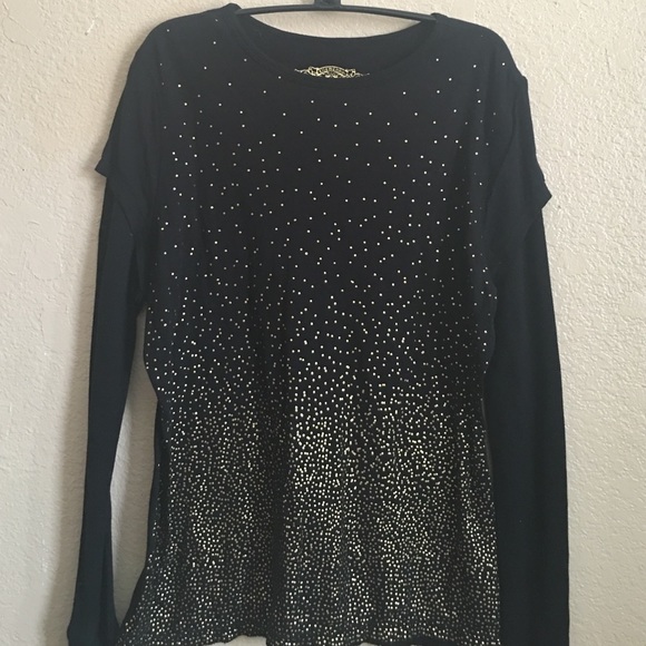 Black Long Sleeve Top - Picture 1 of 3