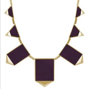 House of Harlow Five Station Leather Necklace
