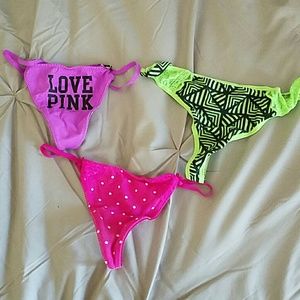 New VS Pink thongs
