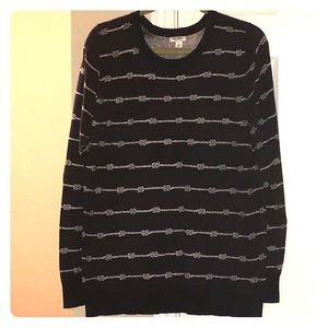 Navy Blue Nautical Sweater