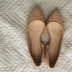 Nine west tan flats