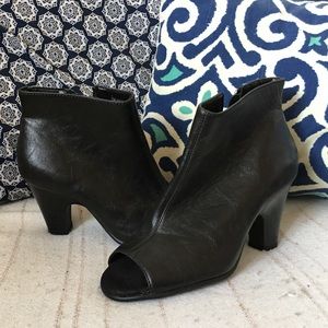 Brand new black booties