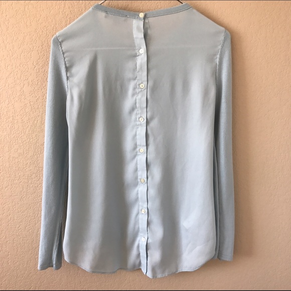 Ann Taylor two in one Button back sweater