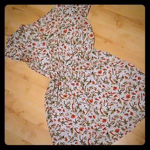 ModCloth Style tunic dress feathers and birds