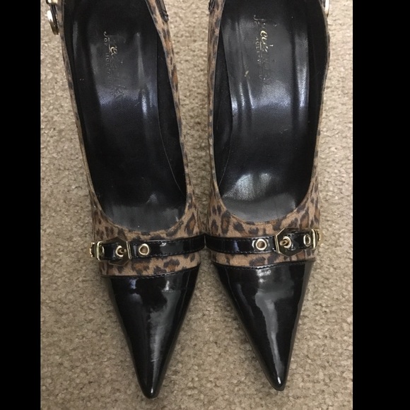 Leopard print and patent pumps - Picture 2 of 4