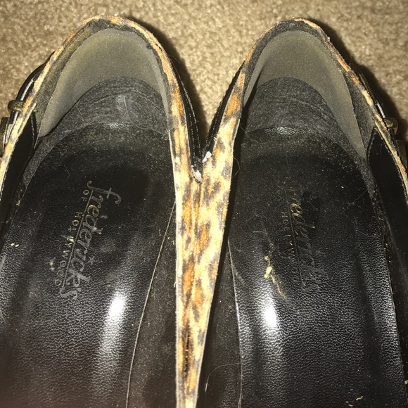 Leopard print and patent pumps - Picture 4 of 4