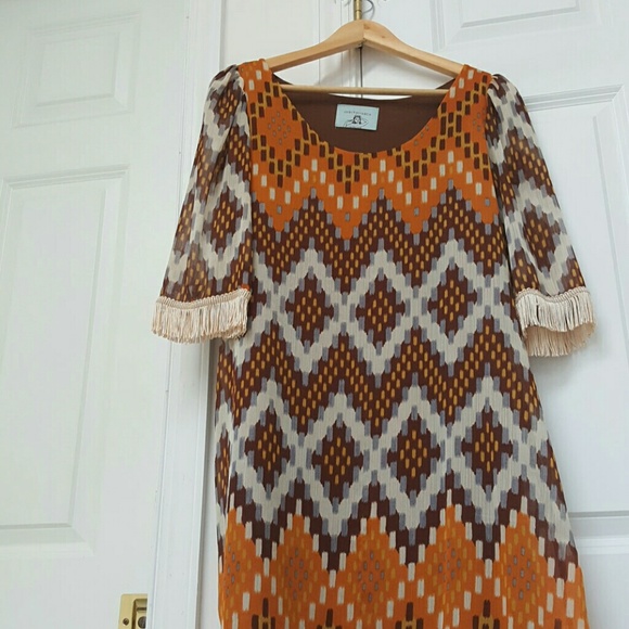 Beautiful boho vintage hippie dress - Picture 4 of 4