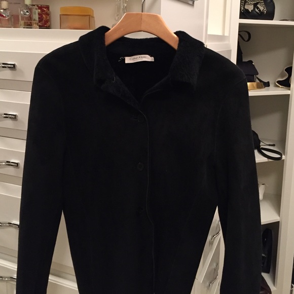 Calvin Klein shearling jacket