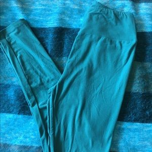 New Lularoe Teal leggings OS