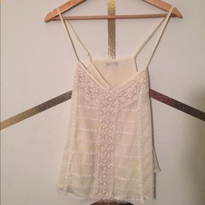 Boho American Eagle Cream Tank