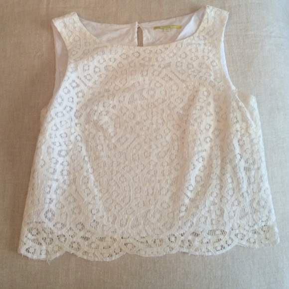 Gianni Bini white crop top