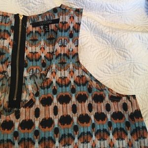 Unique Tribal Print Racerback Tank