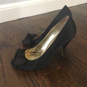 Steven satin black dress 👠