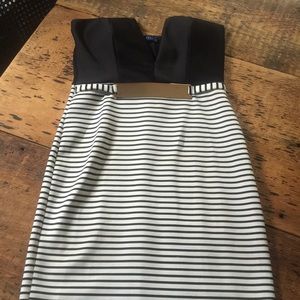 Deep V Mini Dress