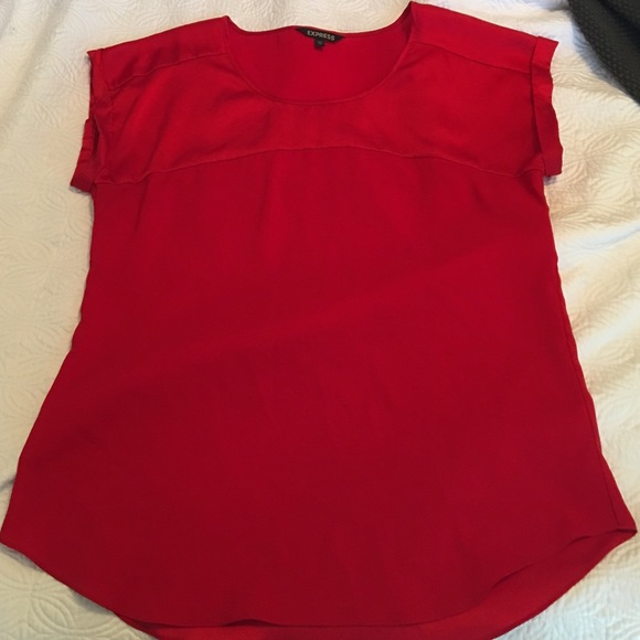 Silky Roll Sleeve Express Blouse