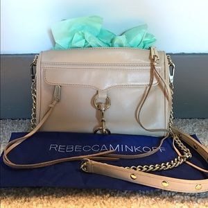 Rebecca Minkoff Mini-Mac Crossbody - Biscuit color