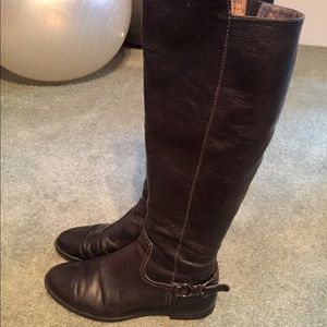 Black riding boots