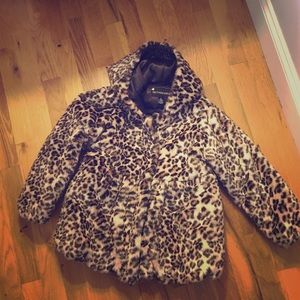 Faux fur little girl jacket. One day sale!!!