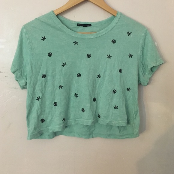 Mint Green Crop Top