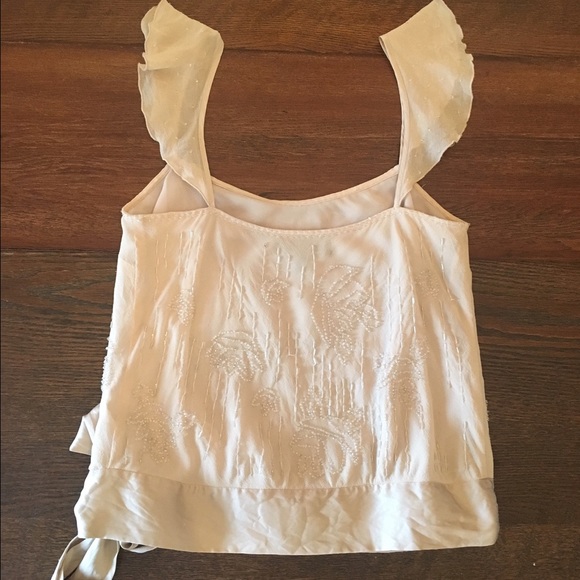 Express Silk Beaded Top - Picture 2 of 10