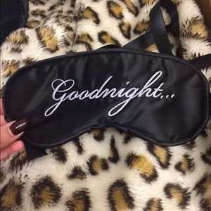 Silky black VS goodnight sleep eye mask
