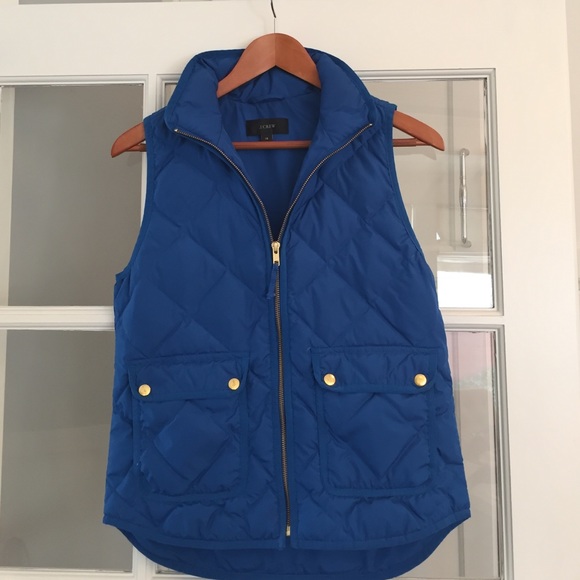 J. Crew Quilt d Down Vest