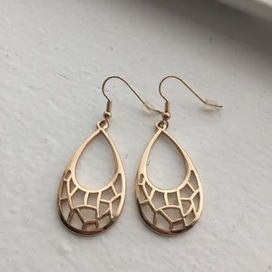 Gold earrings