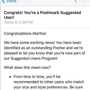 I'm a suggested user!!!!!