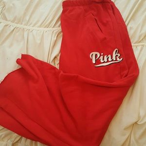 Victorias secret pink boyfriend sweat pants