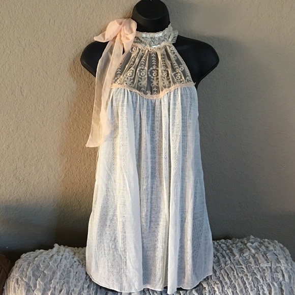 Free People Sheer Blouse new no tag/HTF!