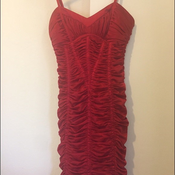 Bebe red dress