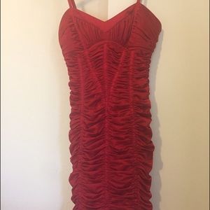 Bebe red dress