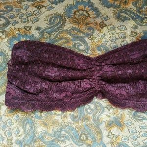 Maroon Free People Bandeau