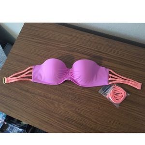 Purple and orange bikini top!