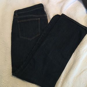 Boot cut dark wash jeans