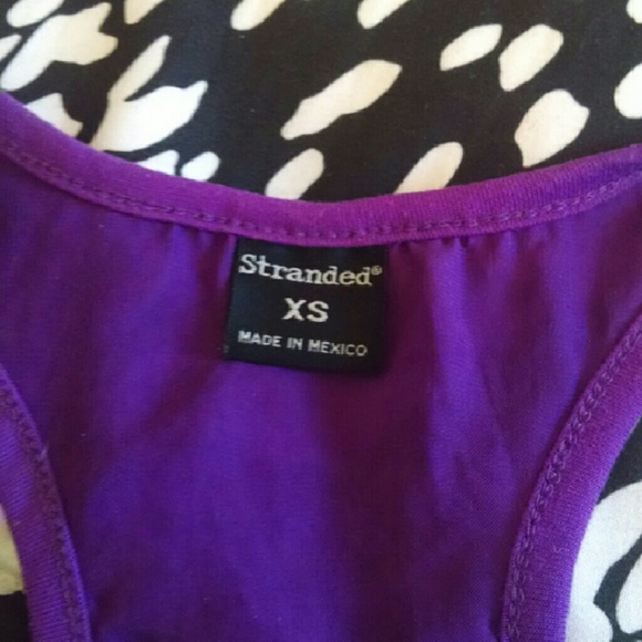 Flowy Top With Tie Dye Front And Silky Racerback ☮️ - Picture 3 of 3