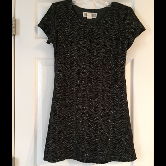 Jessica Howard black shimmer cocktail dress - Picture 1 of 3